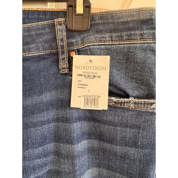 Kut from the Kloth Catherine High Rise Crop Straight Leg Jeans Women Size 12 - Picture 6 of 10